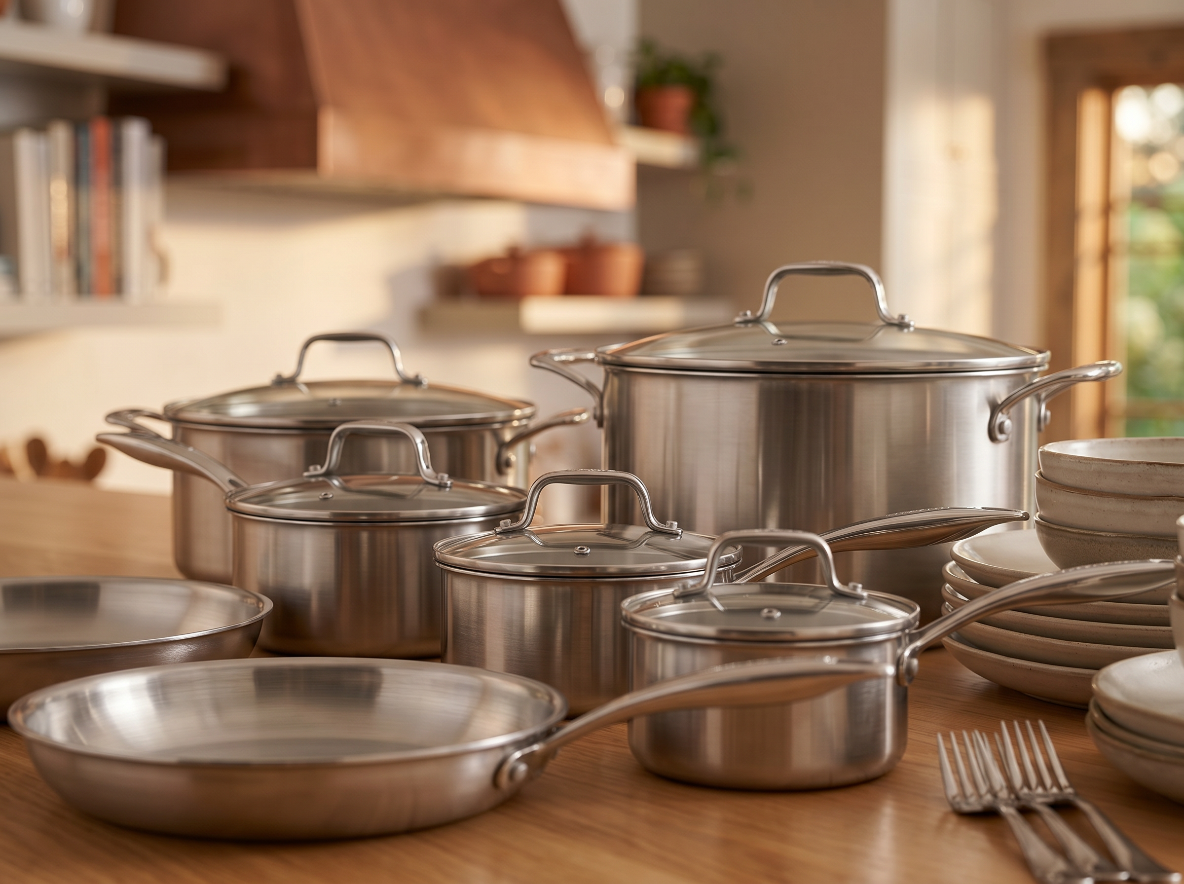 Collection of free pots pans and kitchen utensils for Medicaid members